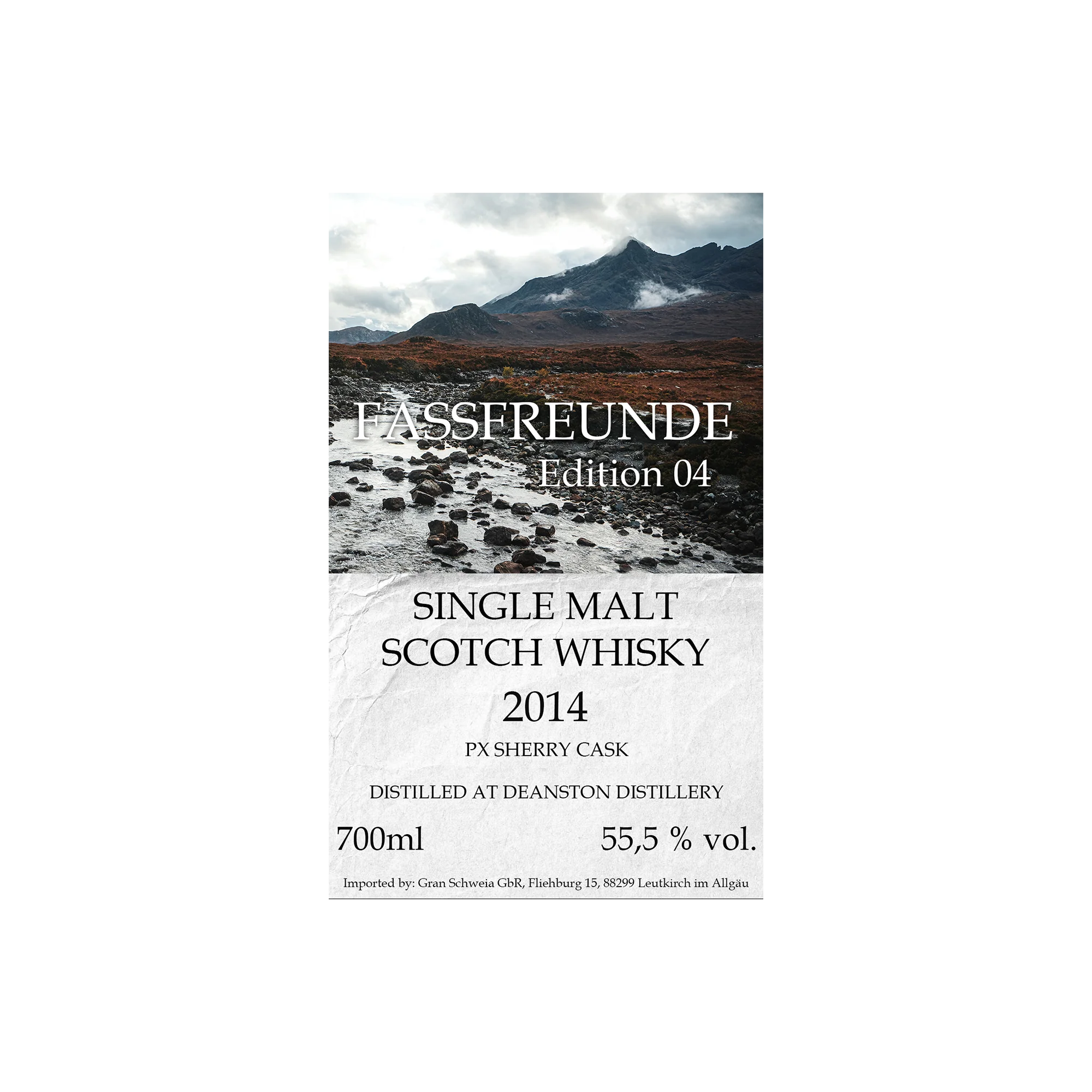Vorbestellung Single Malt Scotch Whisky Fassfreunde Edition No. 04 2014/2026 Deanston PX Sherry Cask