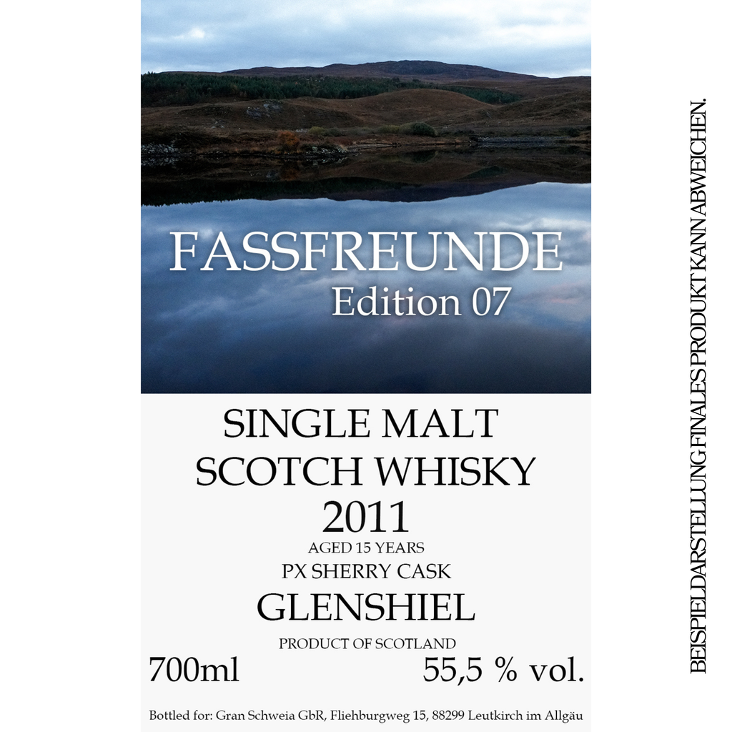 Vorbestellung: Fassfreunde 2011/2026 Glenshiel PX Sherry Cask